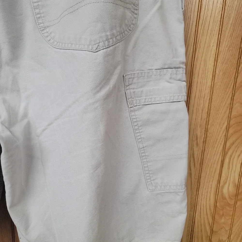 VTG Y2K GorpcoreTommy Hilfiger Mens Gray Cargo Painter Utility Shorts Size‎ 40